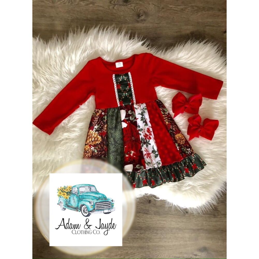 GIRLS CHRISTMAS DRESS
